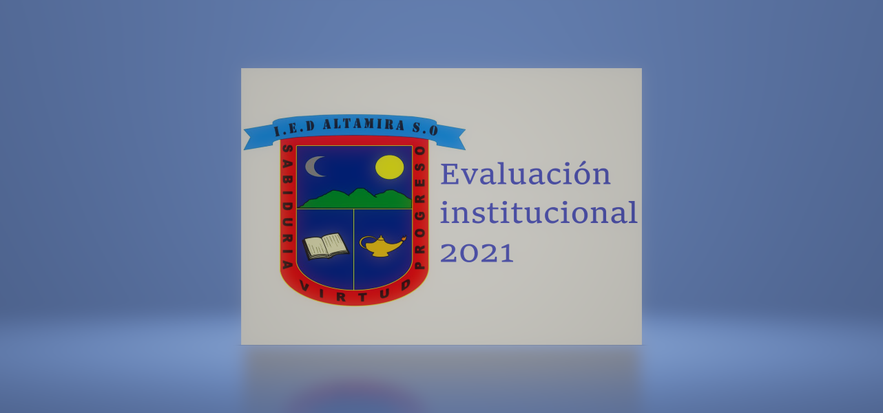 Imagen Evaluación institucional 2021