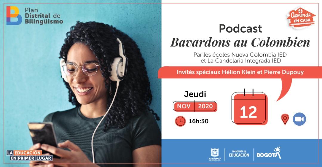 Imagen Podcast Bavardons au Colombien - Colegio La Candelaria IEDy Nueva Colombia IED