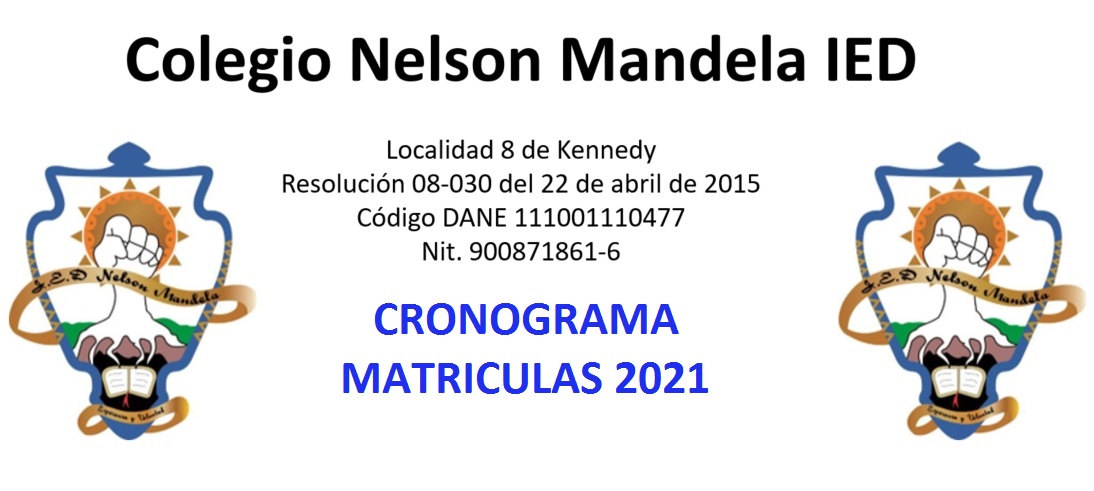 Imagen CRONOGRAMA  PROCESO DE MATRICULAS 2021