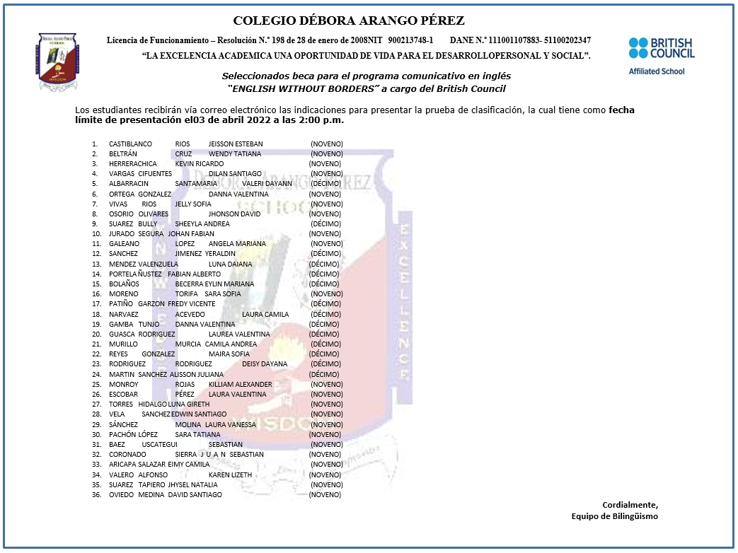 Beca: English without borders