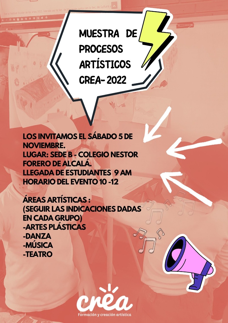 Sábado 05 de noviembre de 2022 Muestra artística de Primaria