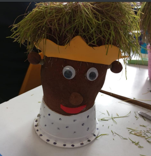 El señor cabeza de pasto