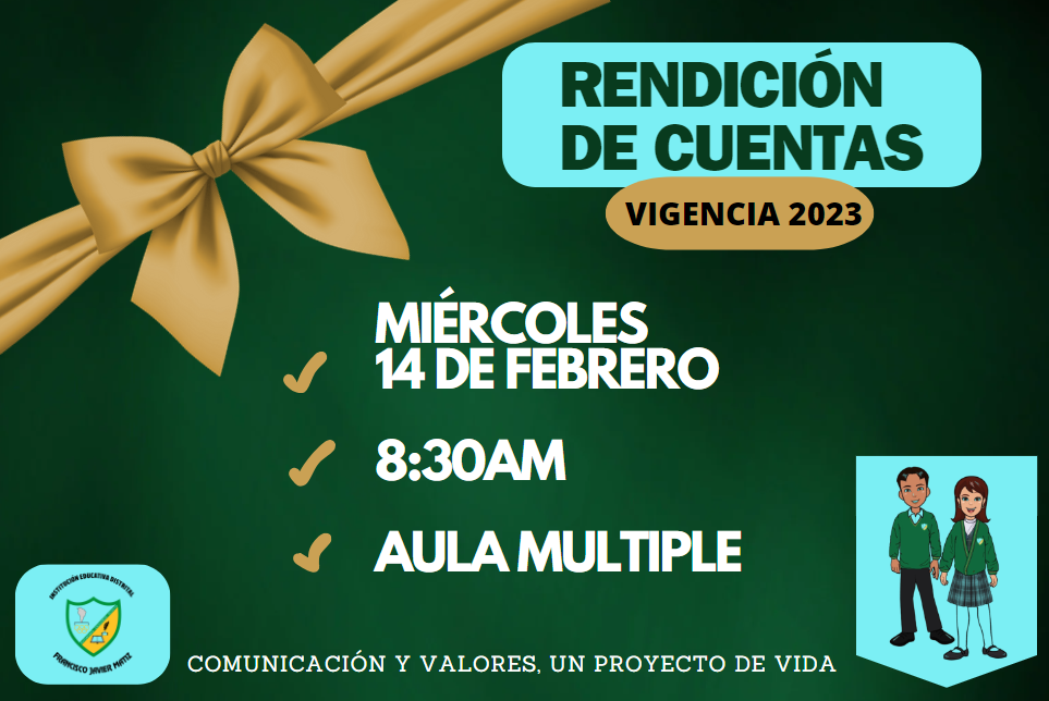 rendición de cuentas 2023