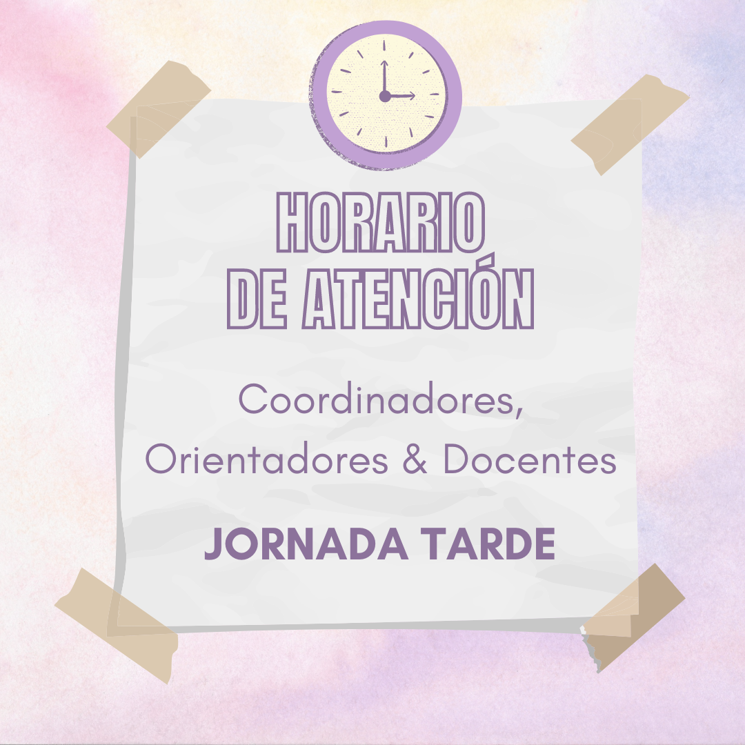 Horario de atencion