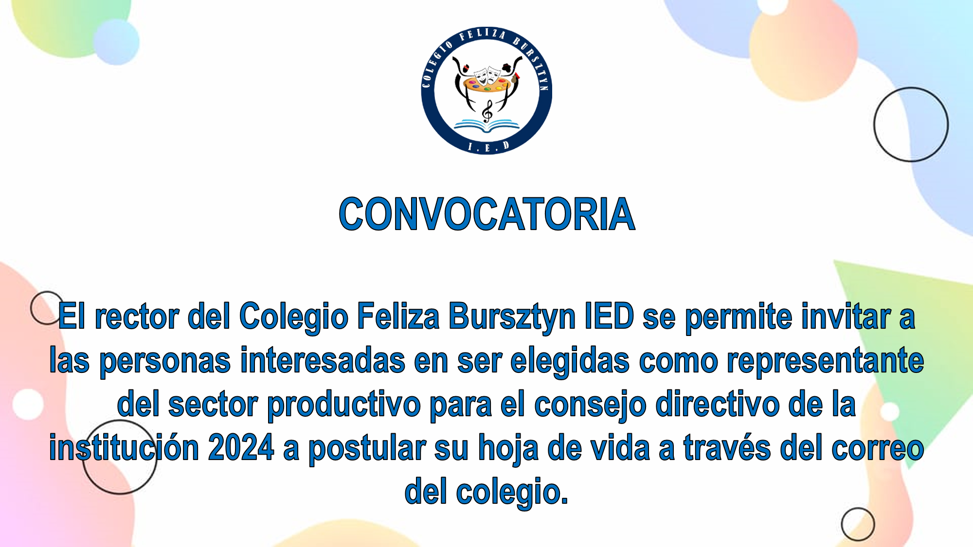 CONVOCATORIA SECTOR PRODUCTIVO