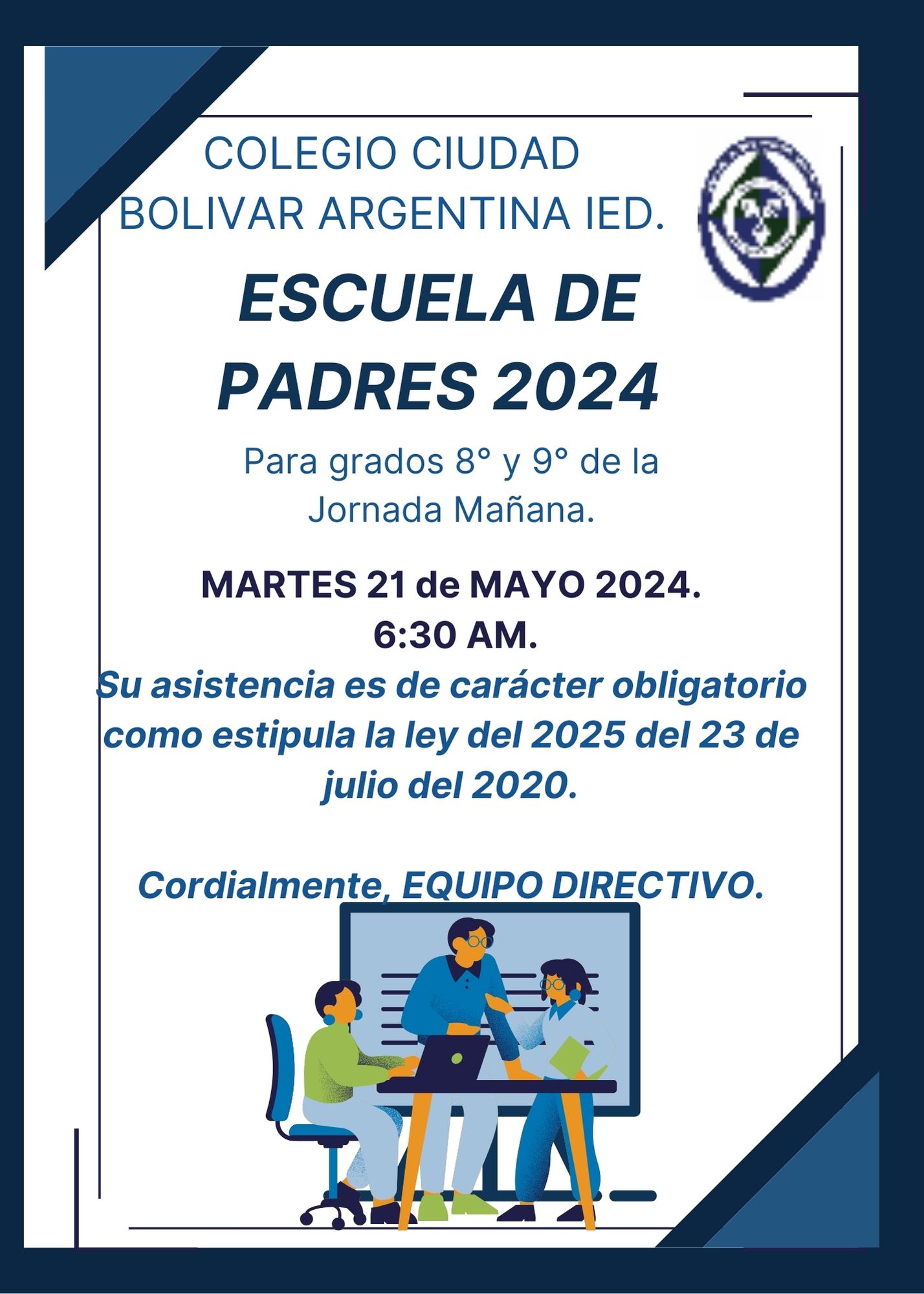 Escuela de padres 2024 8vo y 9no JM