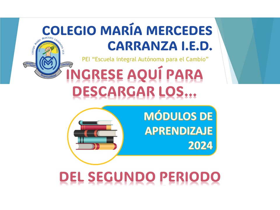 MÓDULOS DE APRENDIZAJE SEGUNDO PERIODO 2024