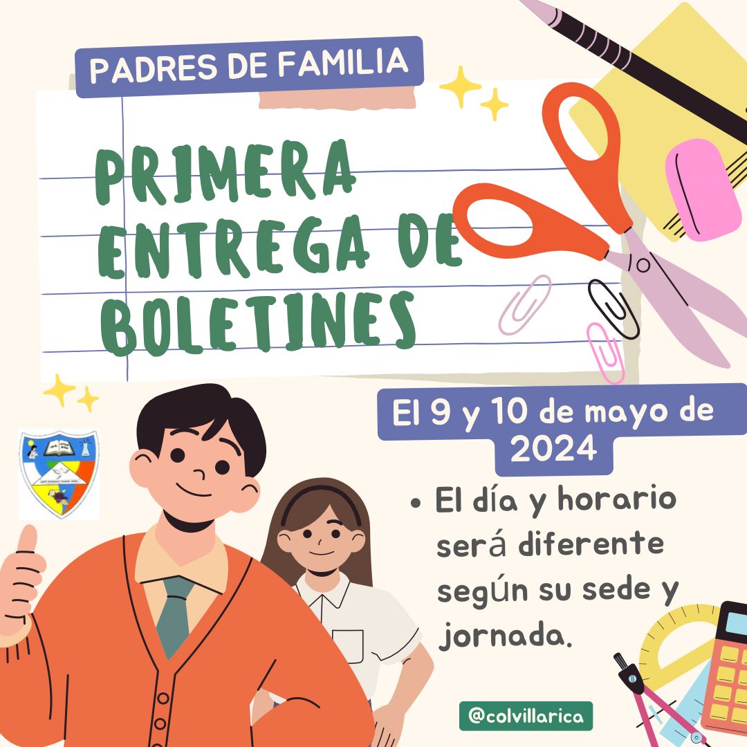 Imagen con texto de la primera entrega de informes