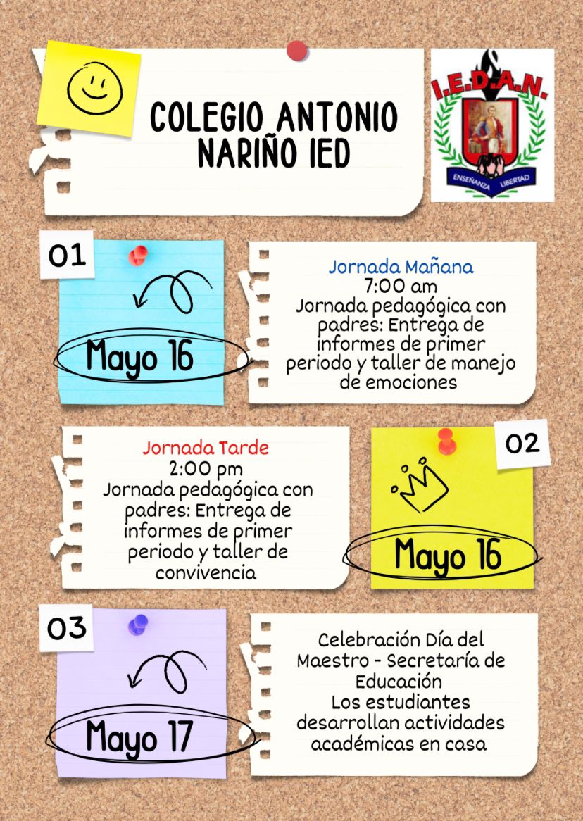 Entrega de boletines