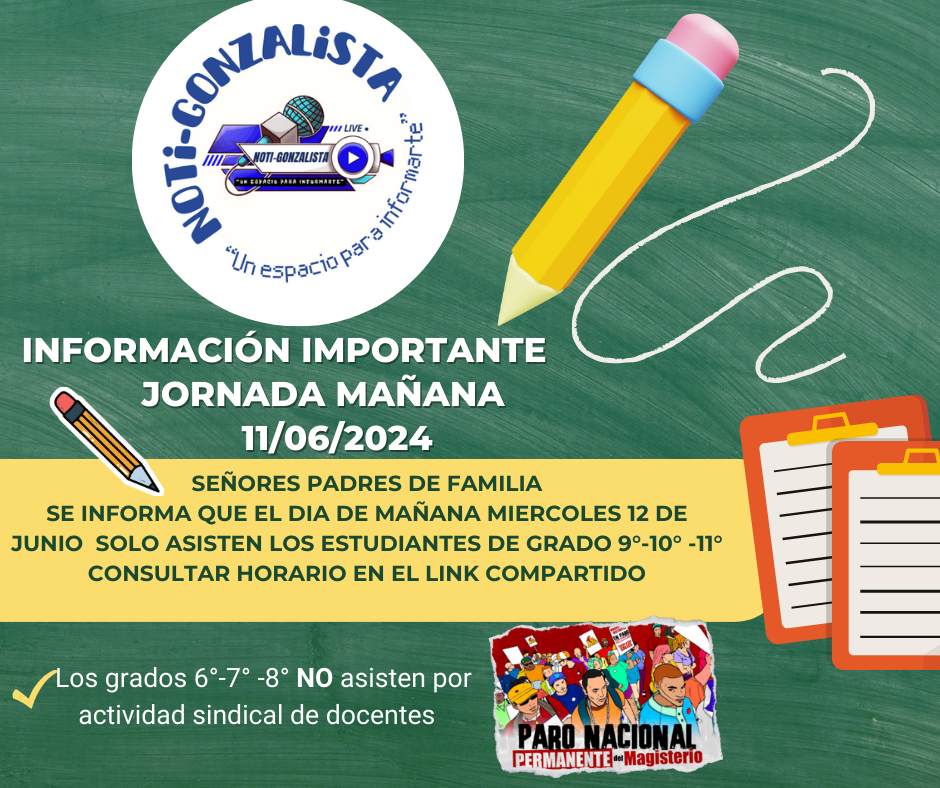 HORARIO MIERCOLES 12 DE JUNIO BACHILLERATO JM