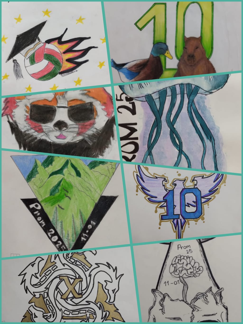 Selección de logo impronta del grado décimo 2024