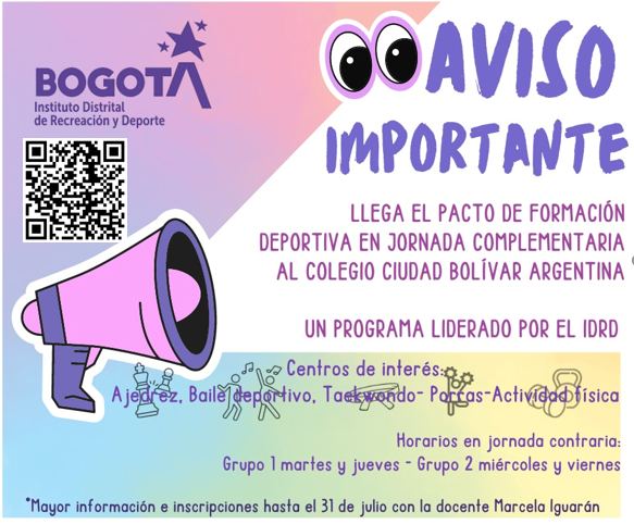 Invitación Centros de Interés