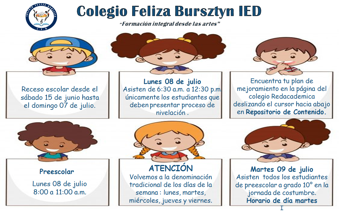 INFORMACIÓN SEGUNDO SEMESTRE