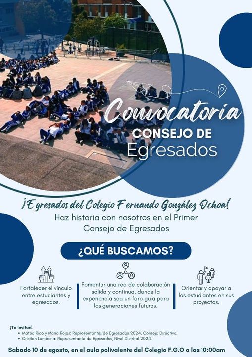 CONVOCATORIA  CONSEJO EGRESADOS  2024