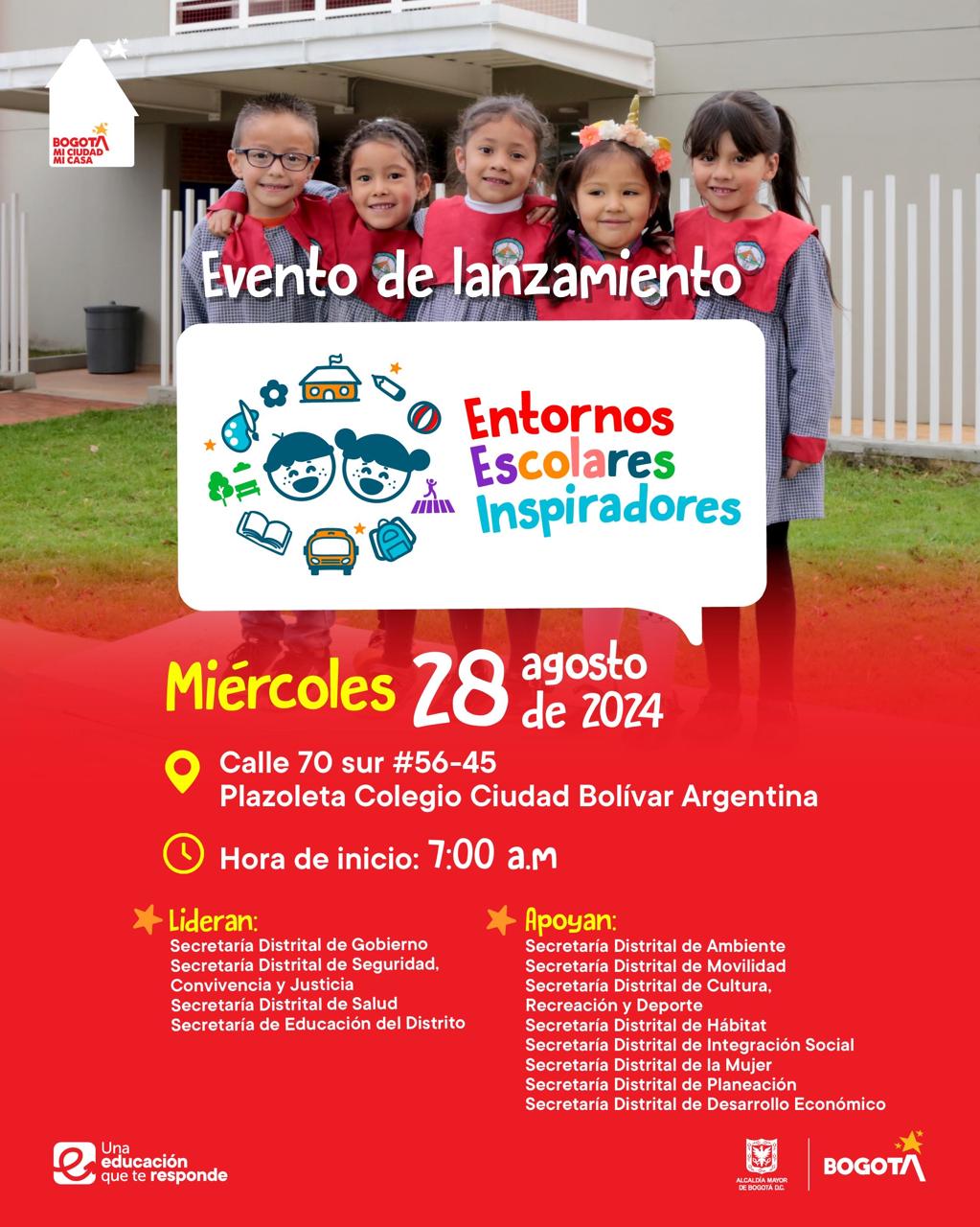 Lanzamiento Entornos Escolares Inspiradores