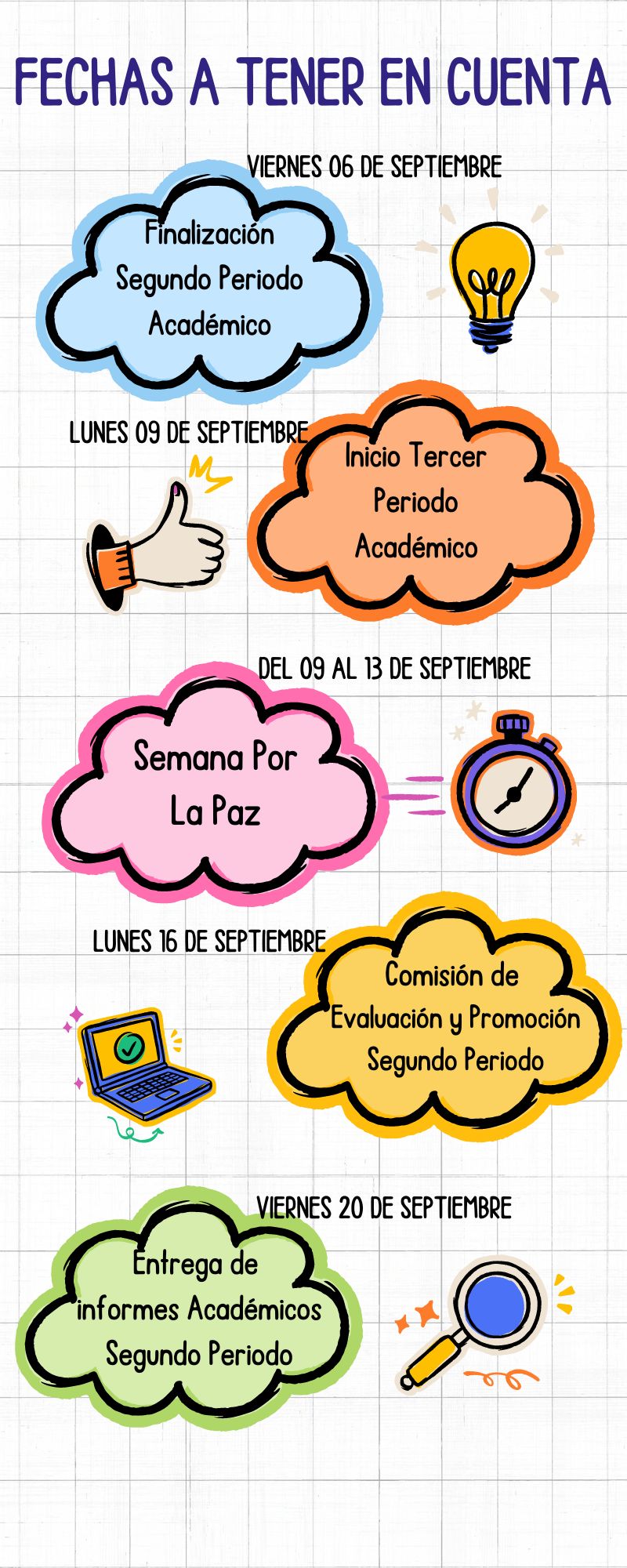 FECHAS A TENER EN CUENTA