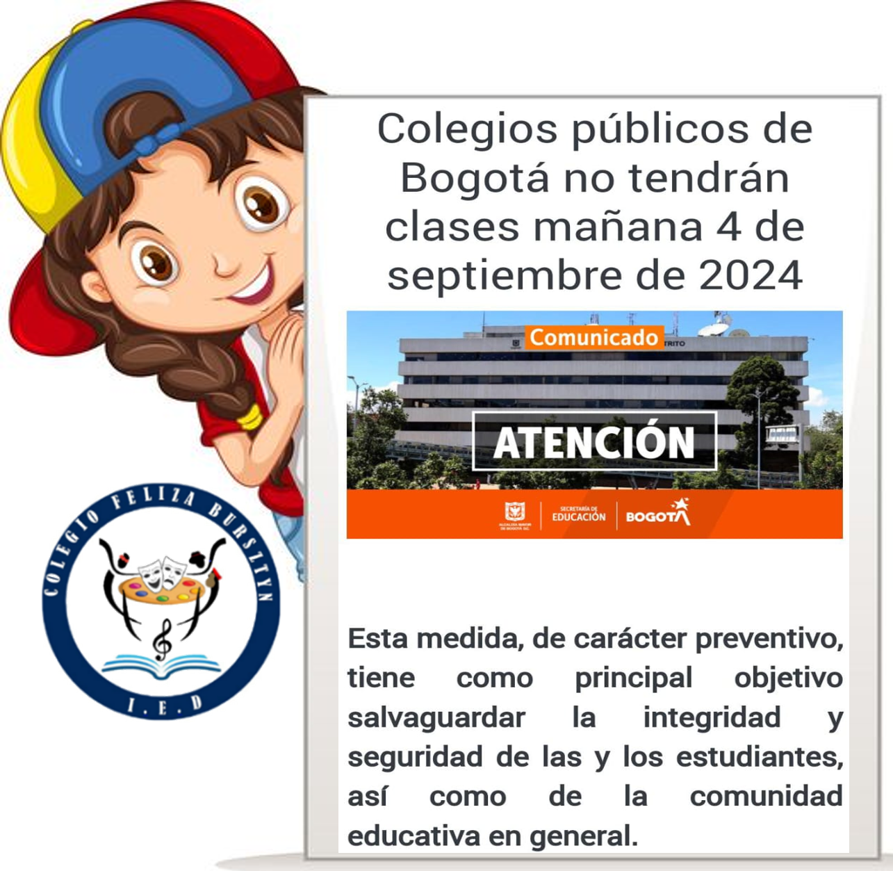 NOVEDAD EN EL SERVICIO MIÉRCOLES 04