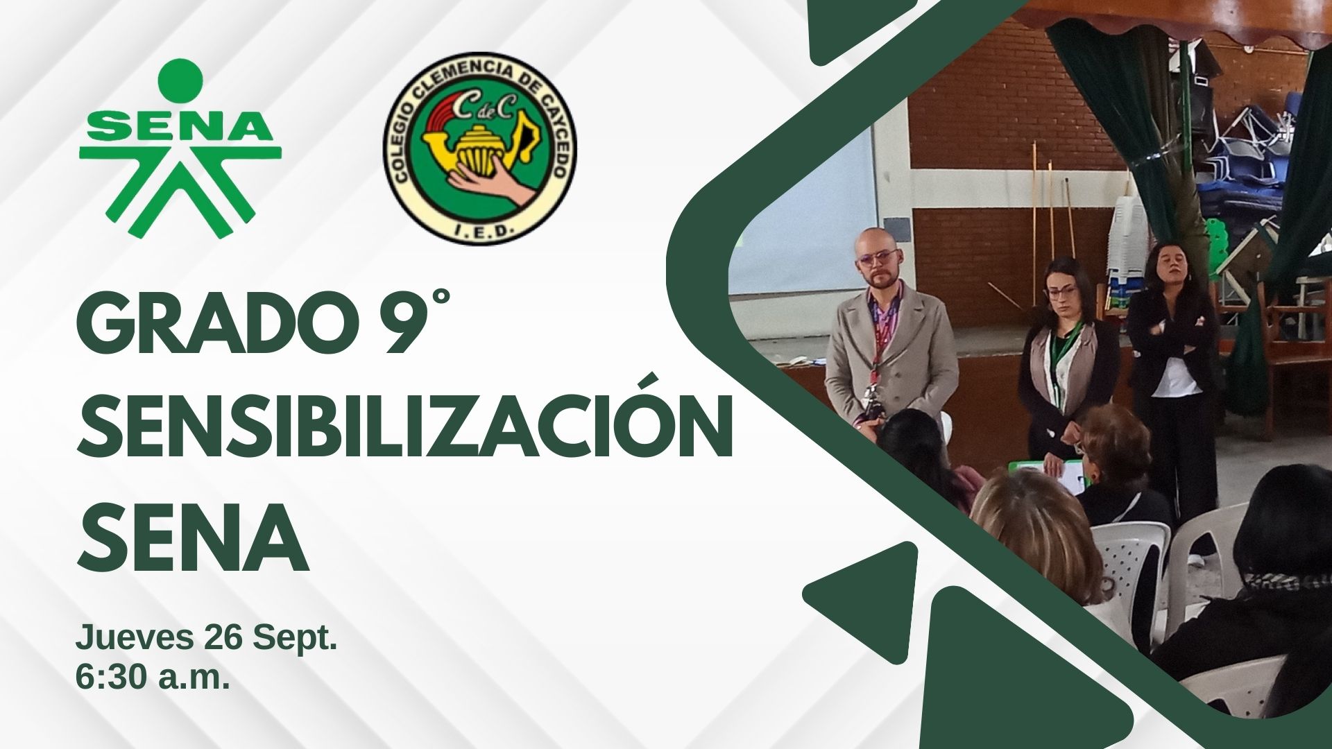 Sensibilizacion Sena grado 9°