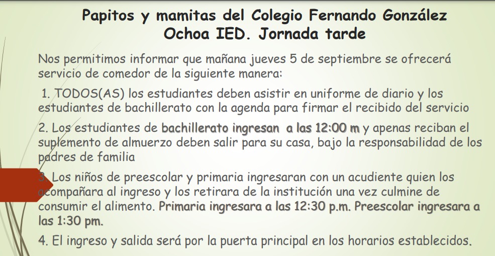 COMUNICADO GONZALISTA JT