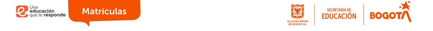 Matrículas 2025