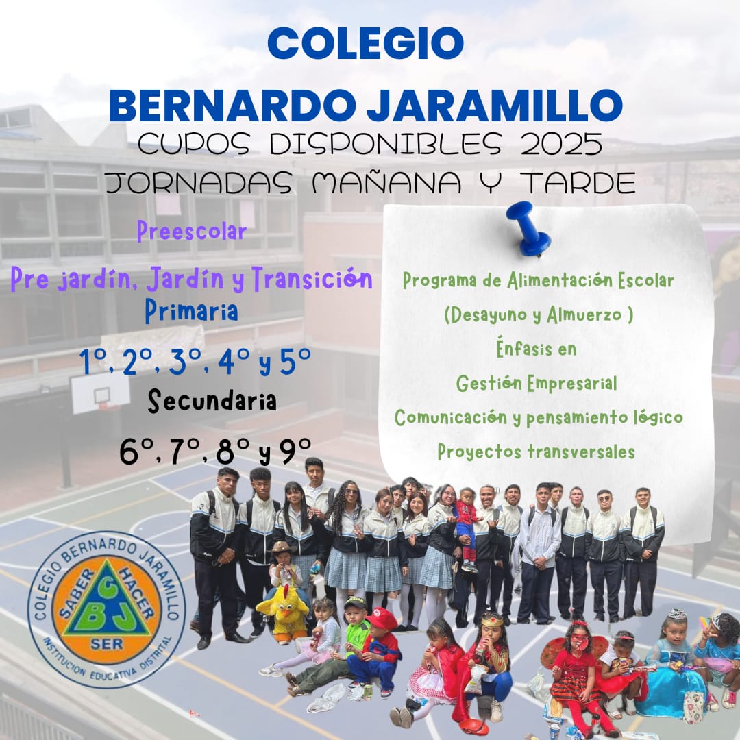 Cupos en el colegio!