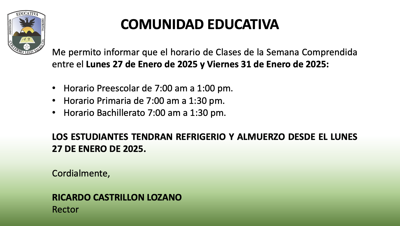 COMUNICADO_ENERO 23 DE 2025