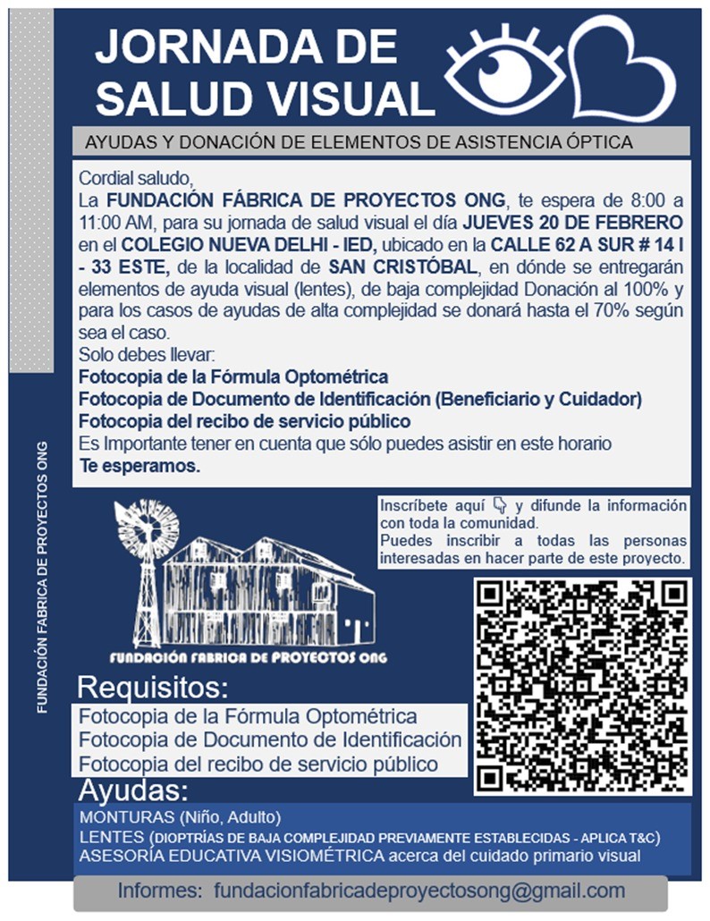 JORNADA DE SALUD VISUAL 20 DE FEBRERO 2025