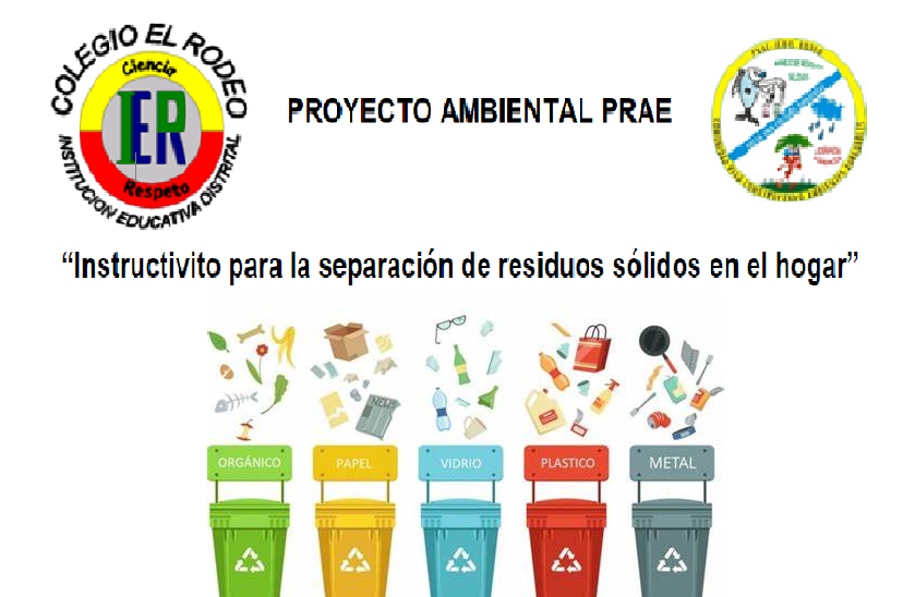 Instructivo  para separación de residuos sólidos en el hogar 