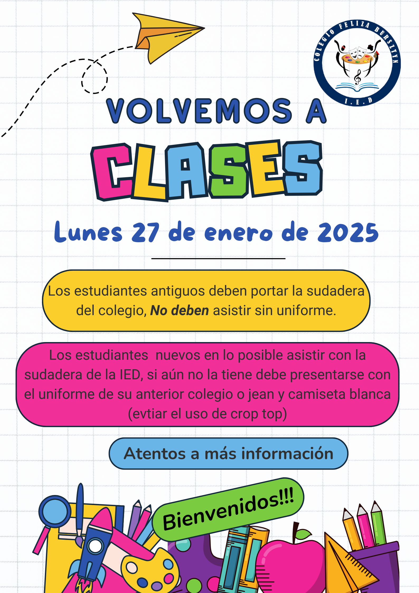 Bienvenida al Cole 2025