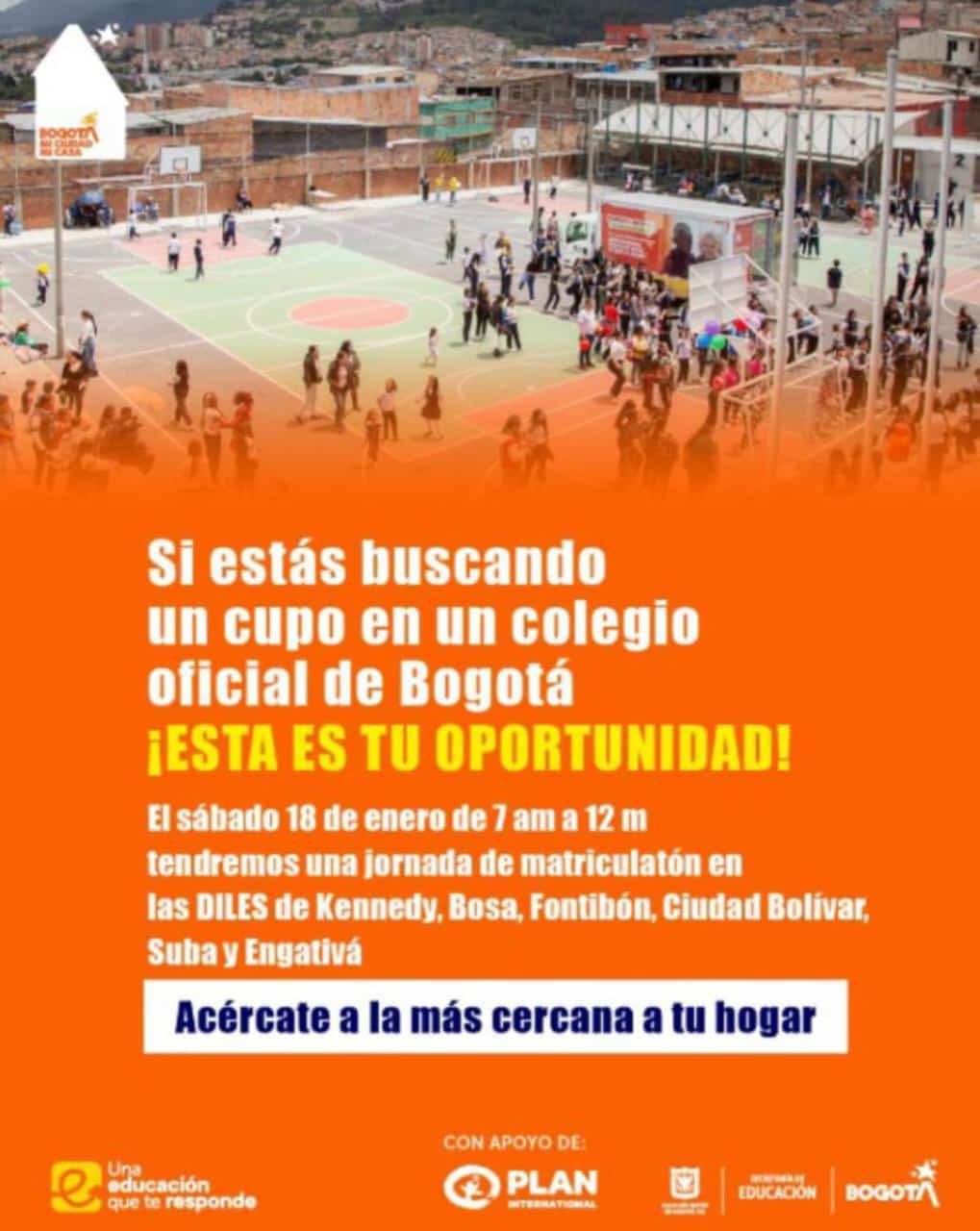 Gran oportunidad para conseguir el cupo para tu hija o hijo en año escolar 2025