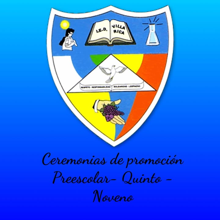 Imagen con texto de las ceremonias de promoción