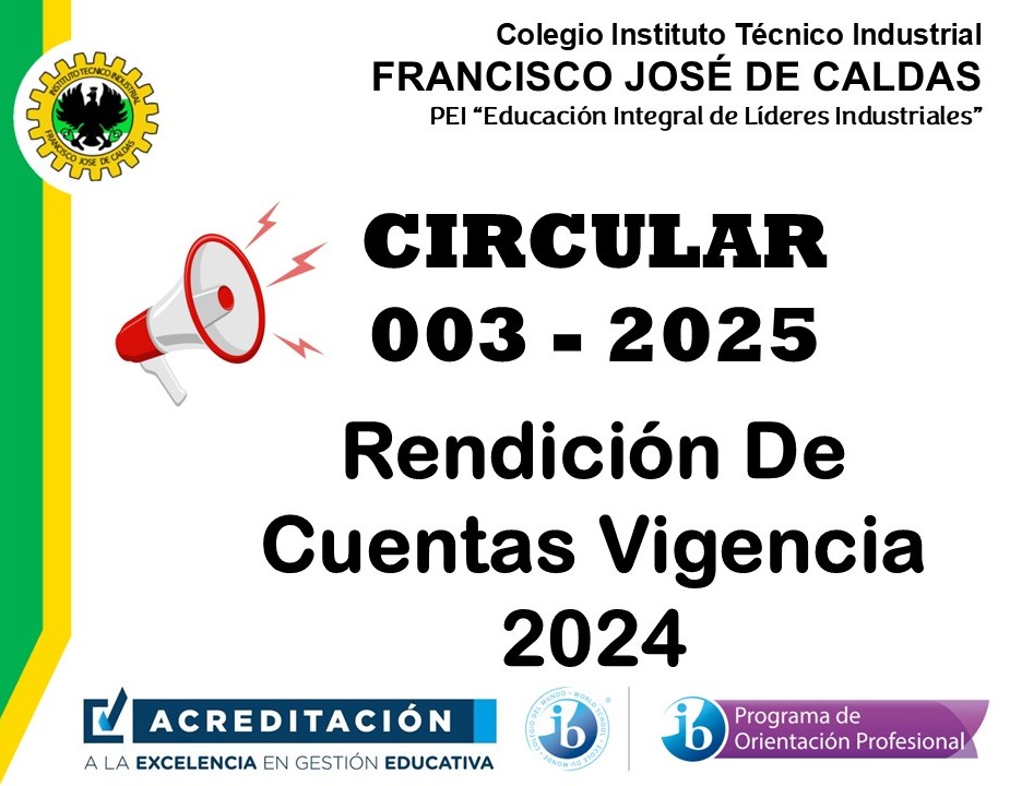 CIRCULAR 003 - 2025 