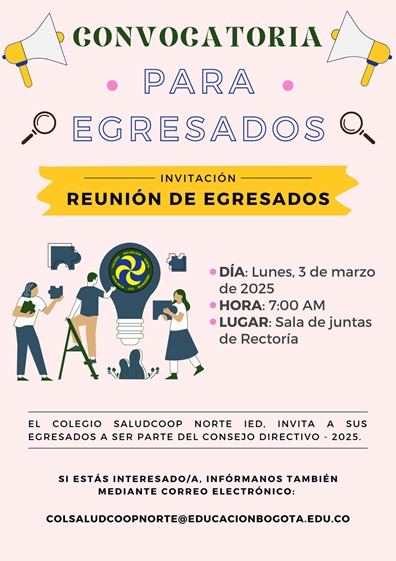 CONVOCATORIA EGRESADOS 2025