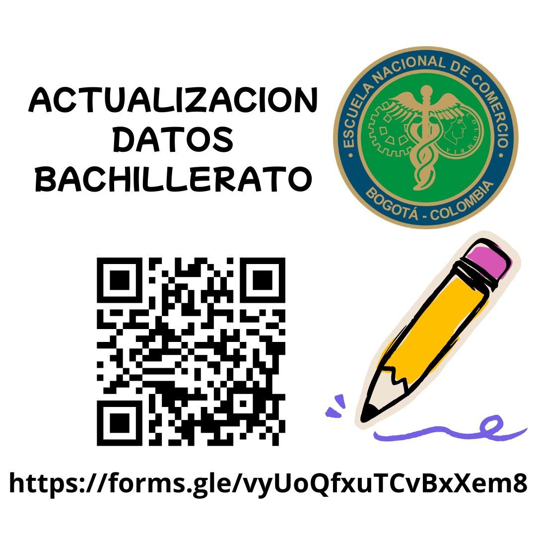 QR actualización de datos para estudiantes de bachillerato 