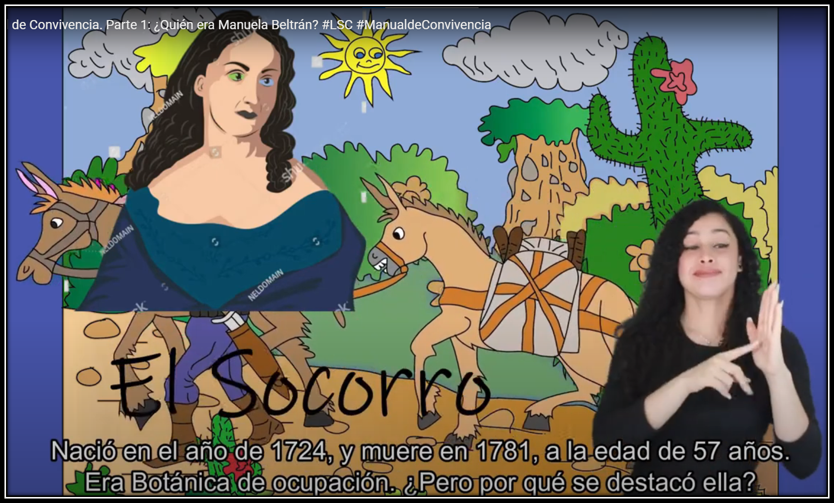 Lengua de señas: Manual de Convivencia