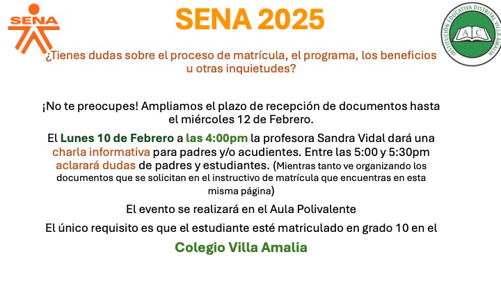 Información del Sena