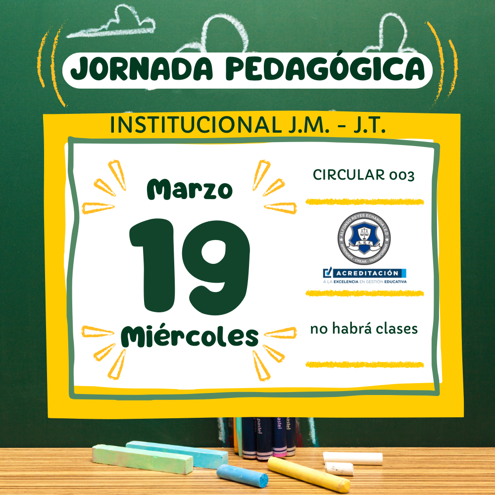 Circular 003 de 2025 - Jornada pedagógica 19 de marzo