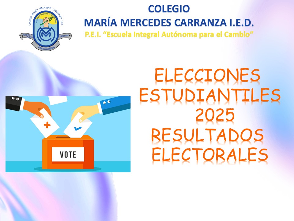 RESULTADOS ELECCIONES ESTUDIANTILES MMC 2025