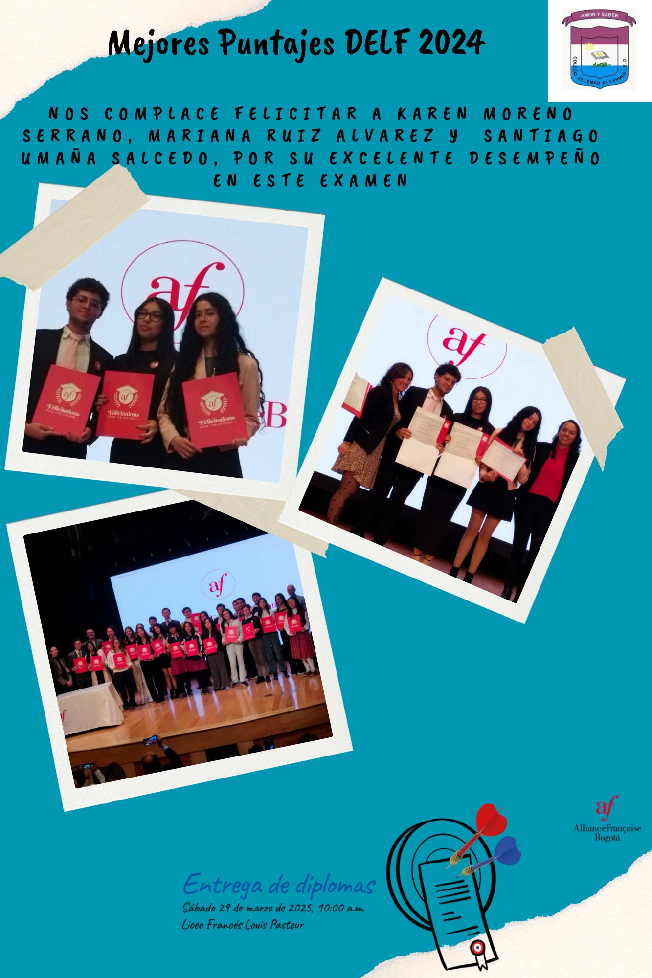 Ceremonia de Entrega de Mejores Resultados DELF 2024