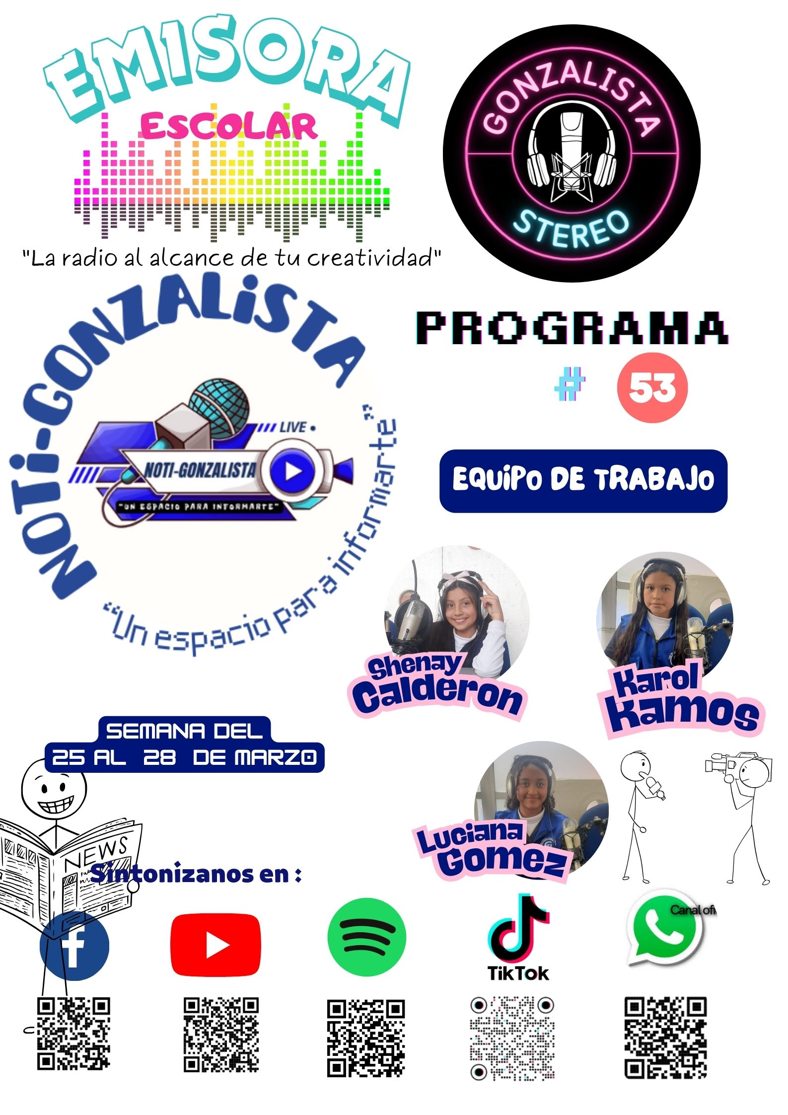 NOTI GONZALISTA # 53 - SEMANA DEL 25 AL 28 DE MARZO