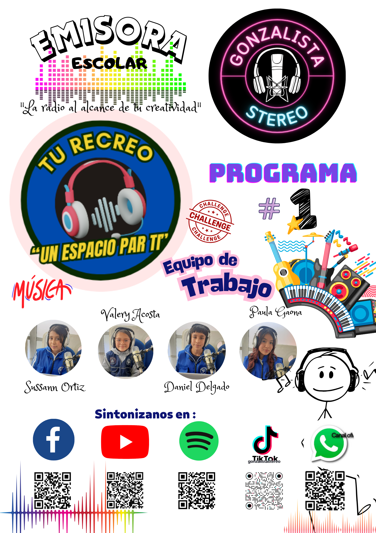 TU RECREO # 1-(BACHILLERATO) .PROGRAMA DE INICIO Y BIENVENIDA