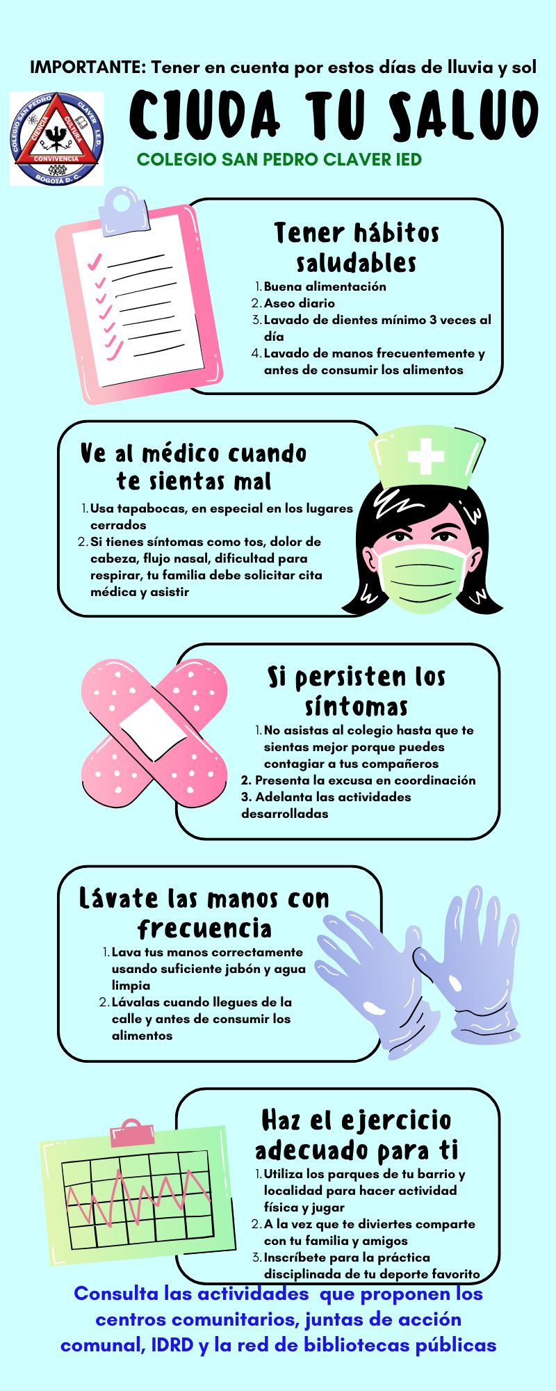 Cuidados para la salud