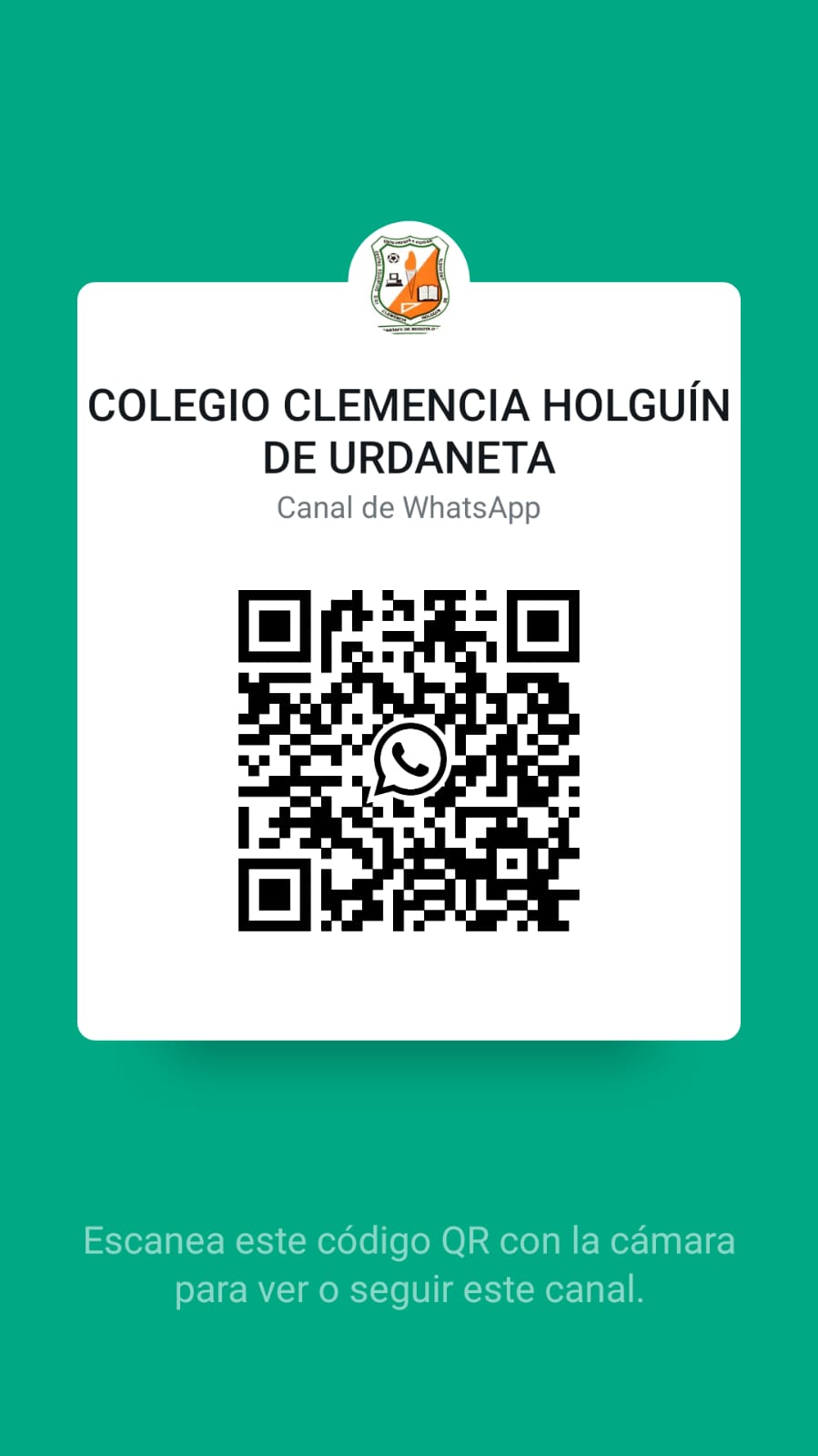 Qr el canal de whatsapp