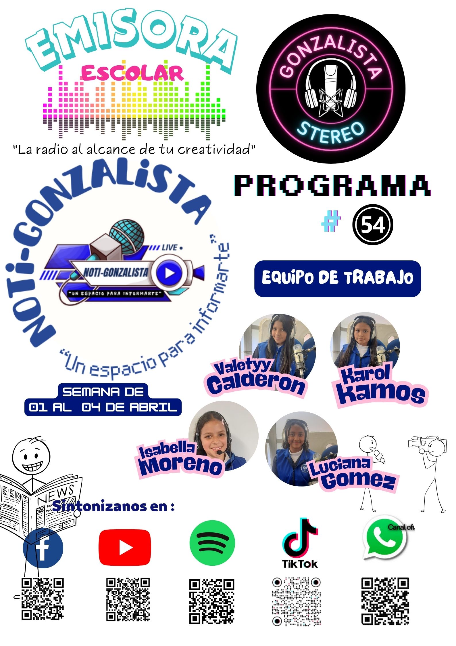 NOTI-GONZALISTA # 54 '01 AL 04 DE ABRIL