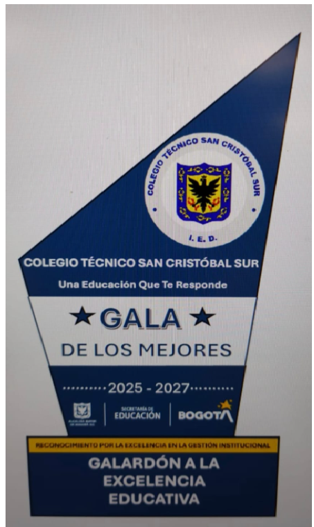 GALARDÓN A LA EXCELECIA EN RECONOCIMIENTO A LA GESTIÓN INSTITUCIONAL