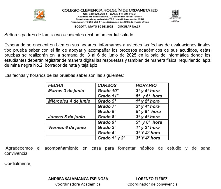 EVALUACIONES FINALES TIPO PRUEBA SABER 
