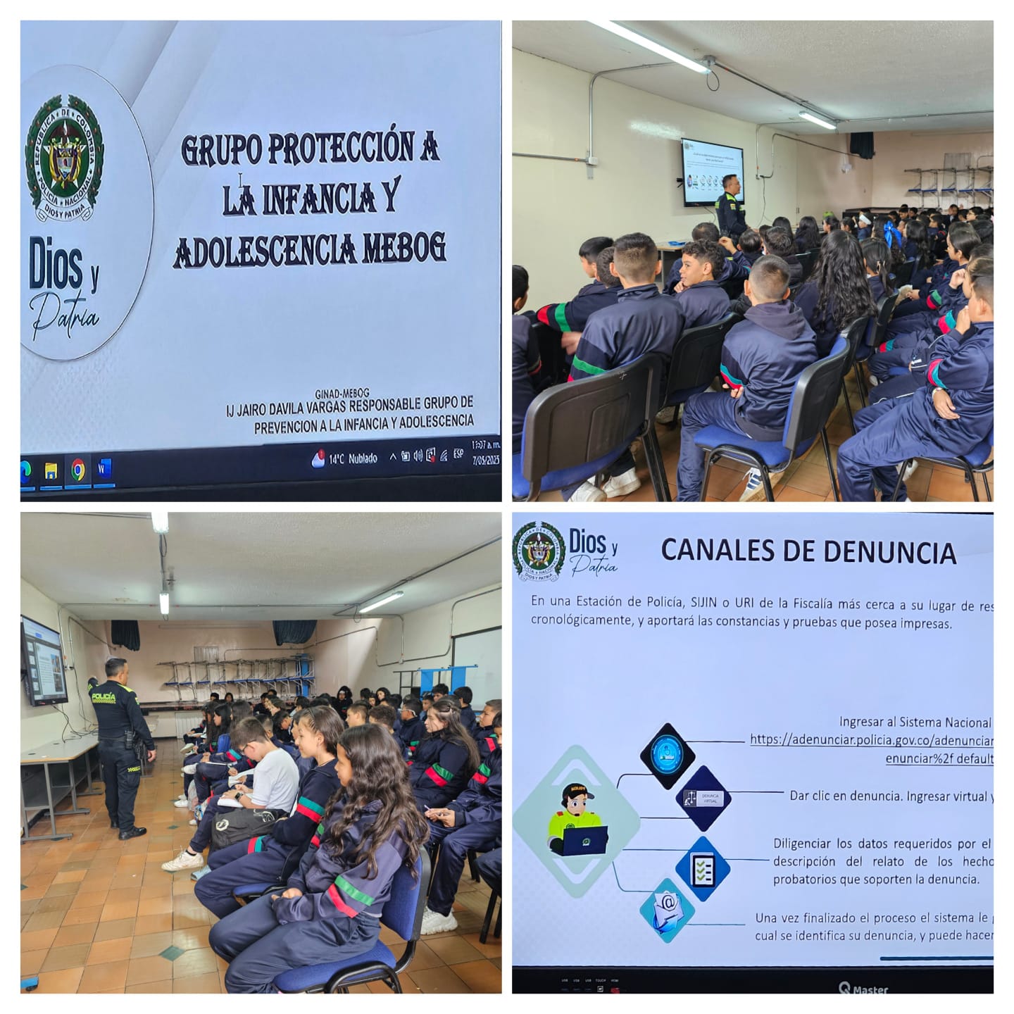 PROGRAMA ABRE TUS OJOS DE LA POLICÍA NACIONAL