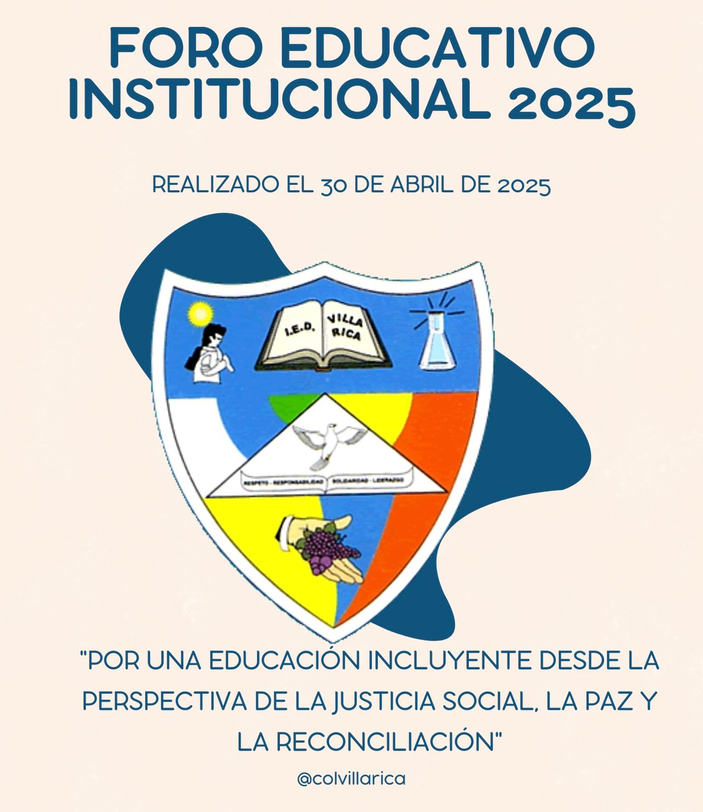 Imagen con texto del foro institucional