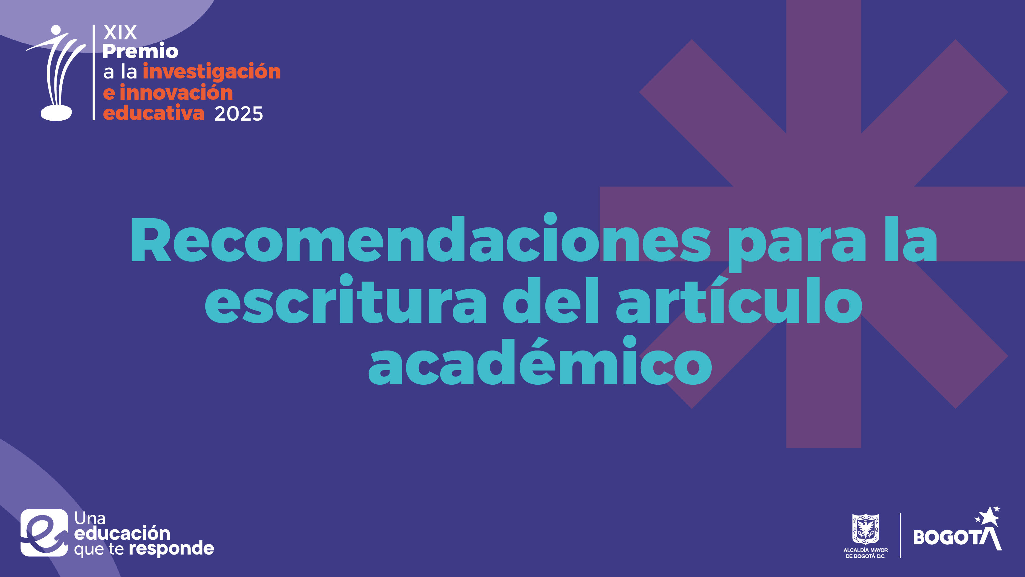 Recomendaciones básicas para la escritura del artículo académico