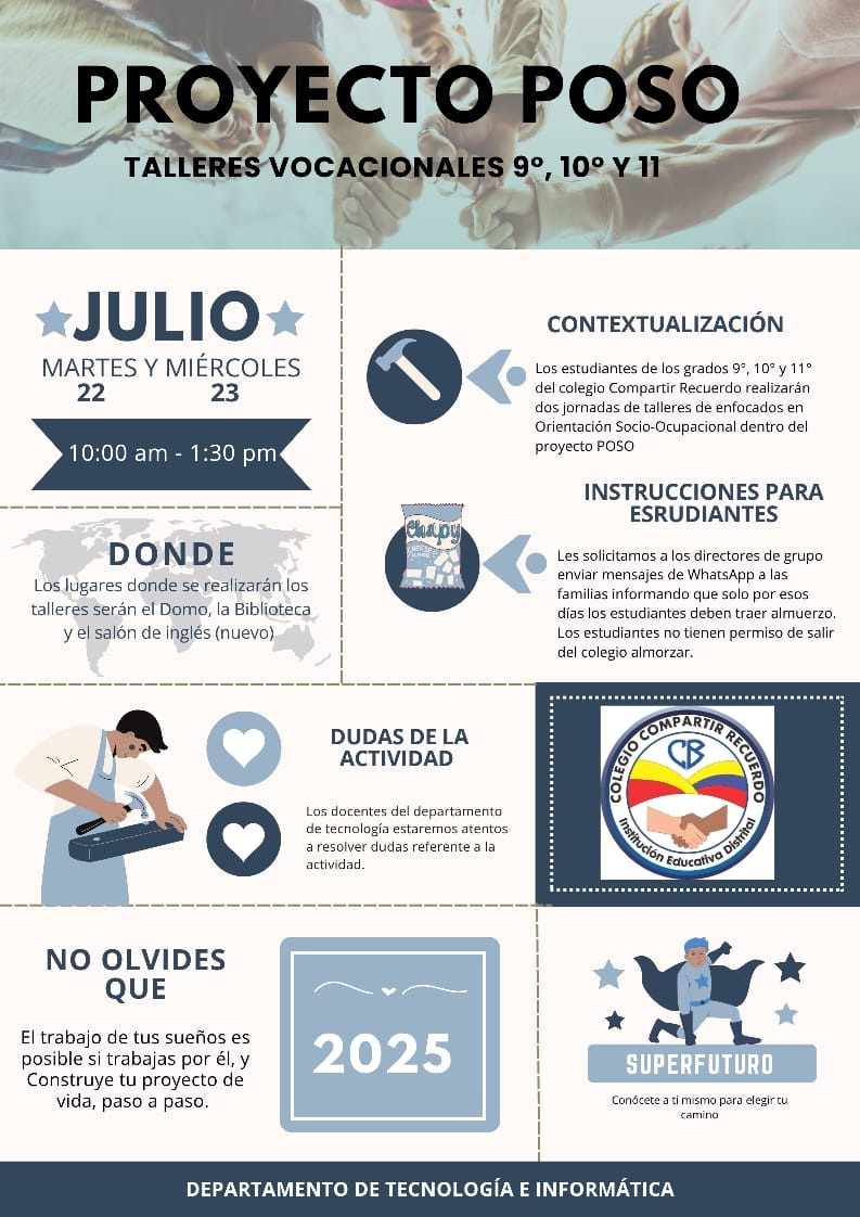 AFICHE EVENTO DE ORIENTACIÓN OCUPACIONAL PARA ESTUDIANTES